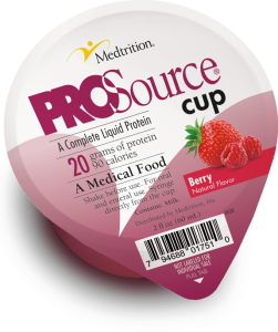 ProSource Cup. A liquid protein with 20 grams of protein in a 2oz cup